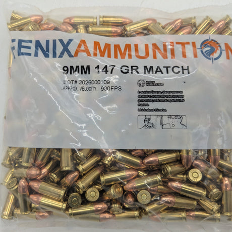 147 Grain 9mm Ammo